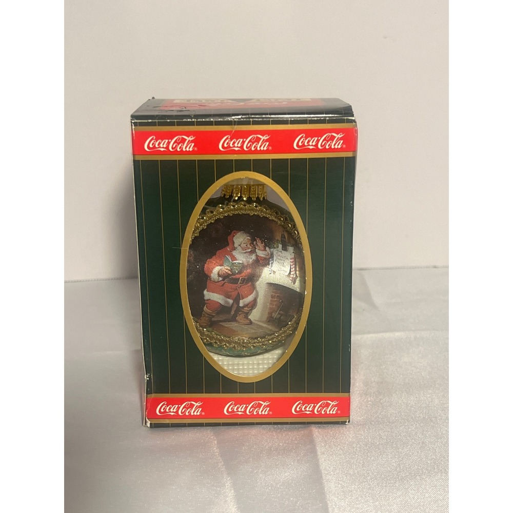 Coca Cola‎ 1995 Trim The Tree Collection Santa Claus Christmas Ornament Boxed